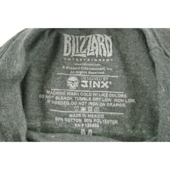 Overwatch Battle Spray T-Shirt Blizzard Entertainment Jinx Mens M L New - Picture 7 of 7